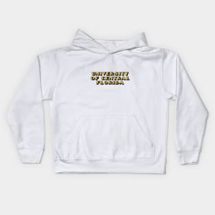 Central Florida glitter lettering Kids Hoodie